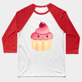 Cute Cupcake Baseball T-Shirt